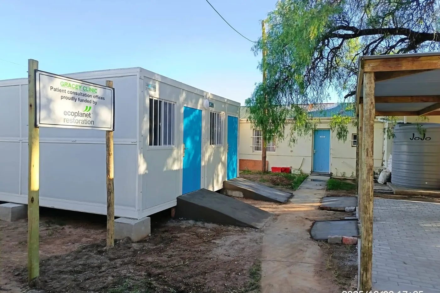 Clinic rooms renovated with EcoPlanet support