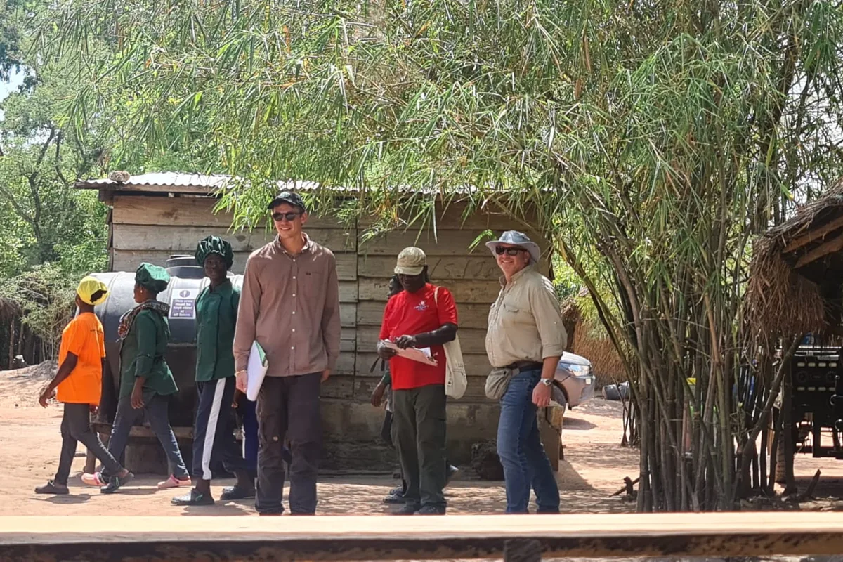 An external audit team on site at an EcoPlanet project