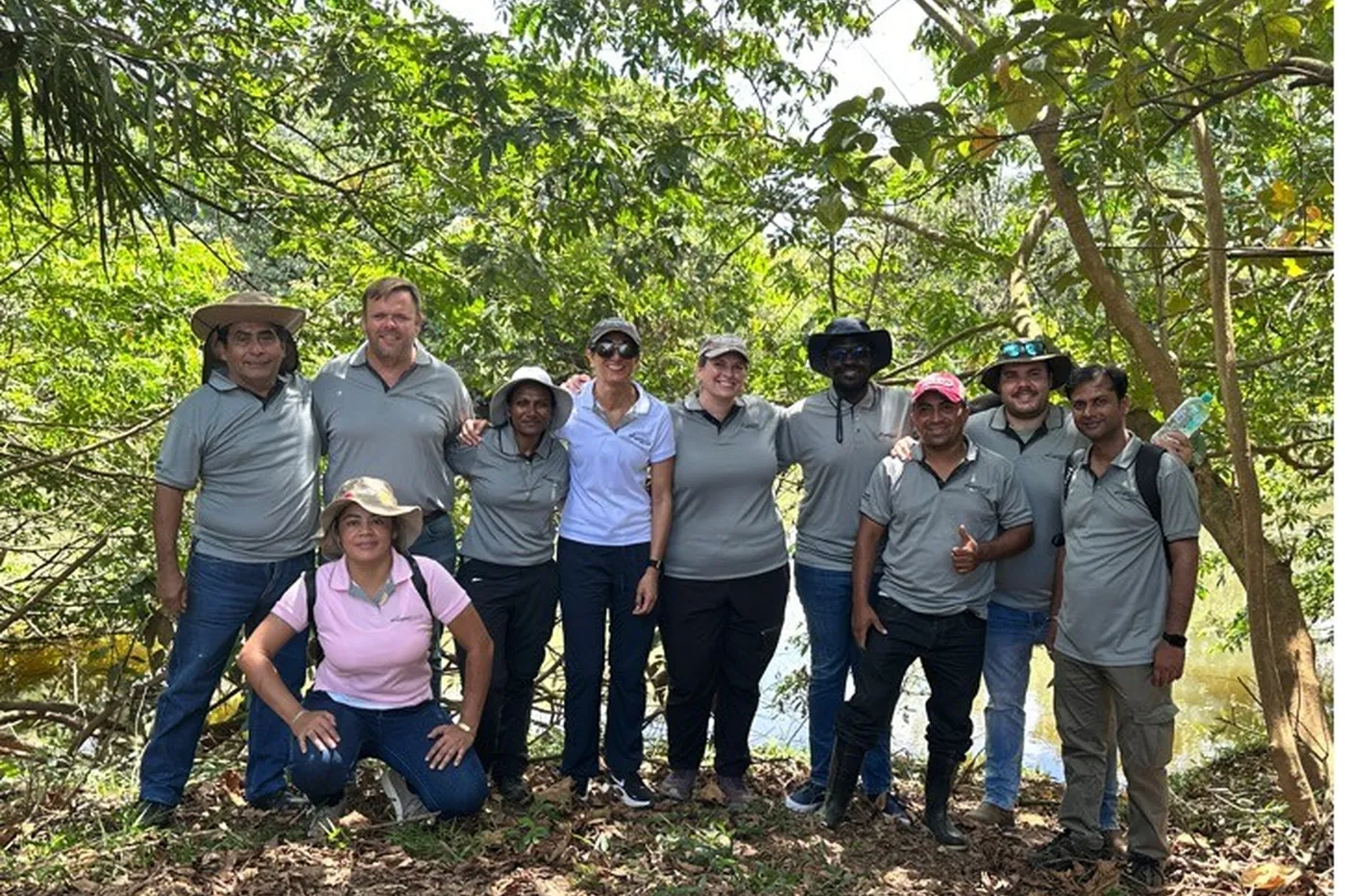 An EcoPlanet team on site