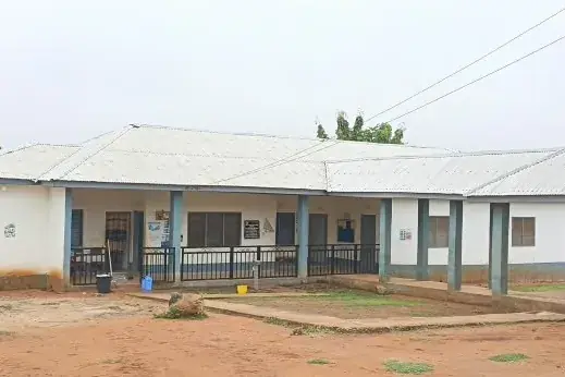 The community clinic serving the project area